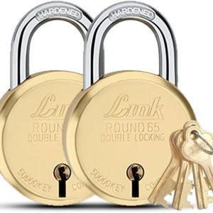 Link 8 Levers 65mm Round Body Padlock